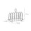 Innoteck Essentials Toast Rack with 6 Bread Slice Slots - Chrome 3