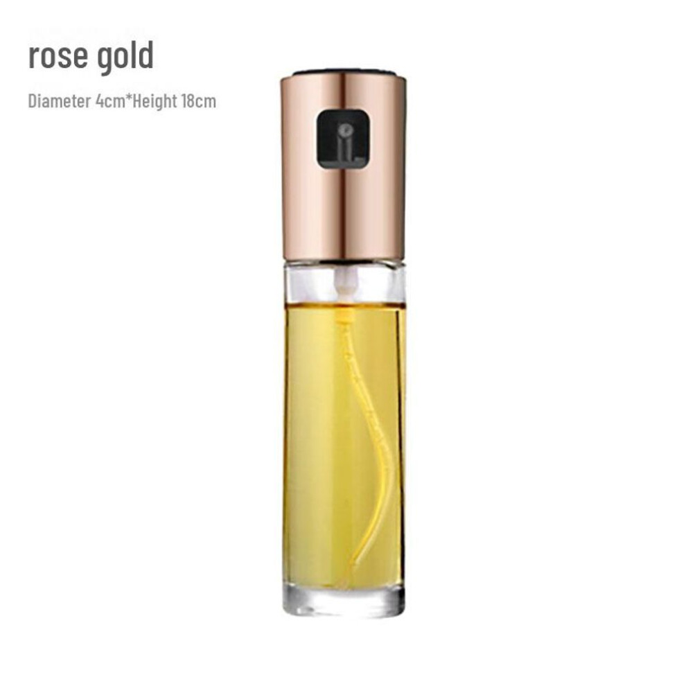 (rose gold, color box hardcover) "air Pressure Oil Sprayer For Barbecue, Fitness, And Kitchen Cooking - Control Oil Spray Bottle With Atomizer For Edible Oils"
