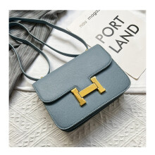 H Button Tofu-Tasche: Ein-Schulter-Crossbody-Bag aus PU-Leder, modisch, 16228 cm, verstellbarer 120 cm Träger, Innentaschen, Limitierte Edition