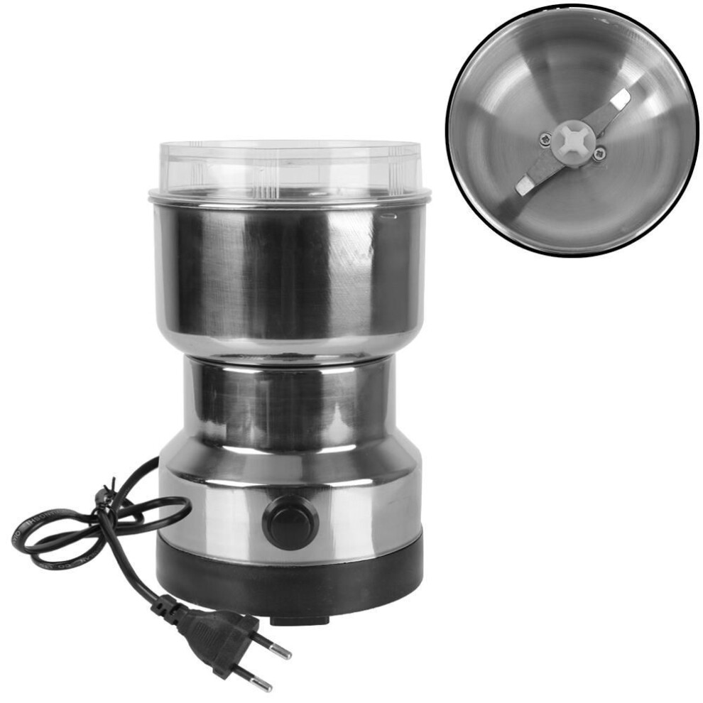 (2 blade) Nuts B Eans Spices Blender Grains Grinder Machine Electric Coffee Grinder For Home Kitchen Multifunctional Coffe Chopper Blades Eu Plug