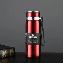 (alabama crimson, 800ml) 1L Thermal Water Bottle Keep Cold and Hot Water Bottle Thermos for Water Tea Coffee Vacuum Flasks Stainless Steel Thermos Bottle