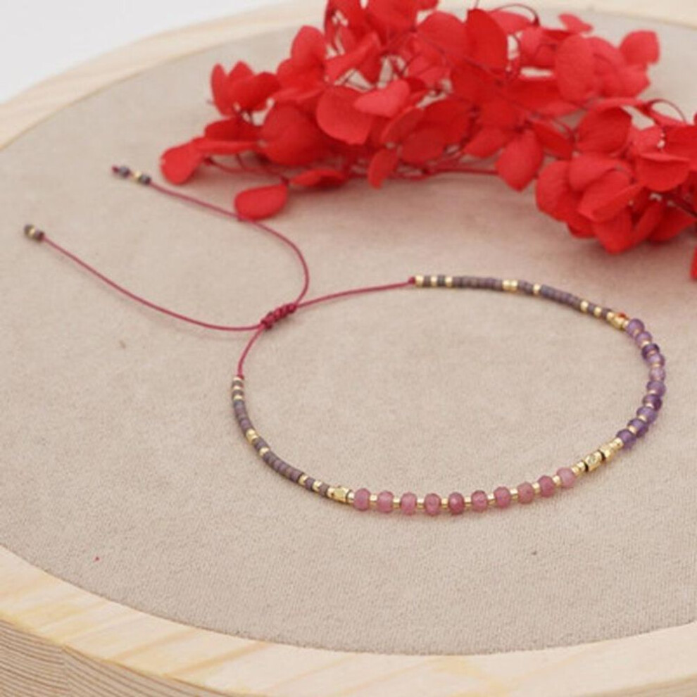 (BR-701) Boho Bead Bracelets Ethnic Natural Stone Beads Jewellery Charm Armband For Women Jewelry Christmas Gift