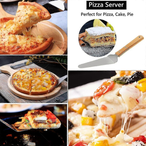 3pcs Pizza Cutter, Pizza Shovel, Stainless 1