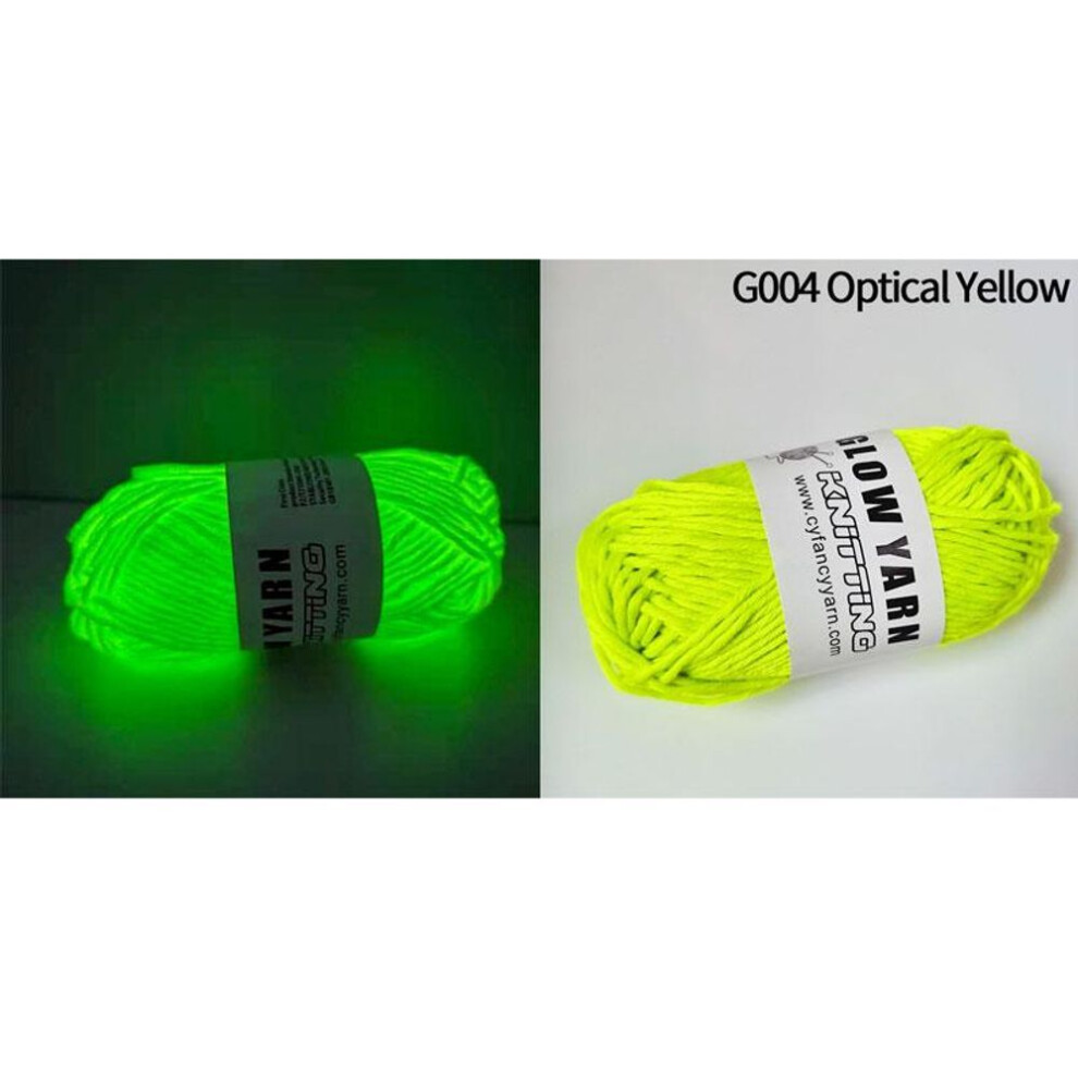 (G004) Creative Hat Wool Gloves Yarn Craft Yarn For Bag Sweater Rug Diy Glowing Yarn Luminous Thread