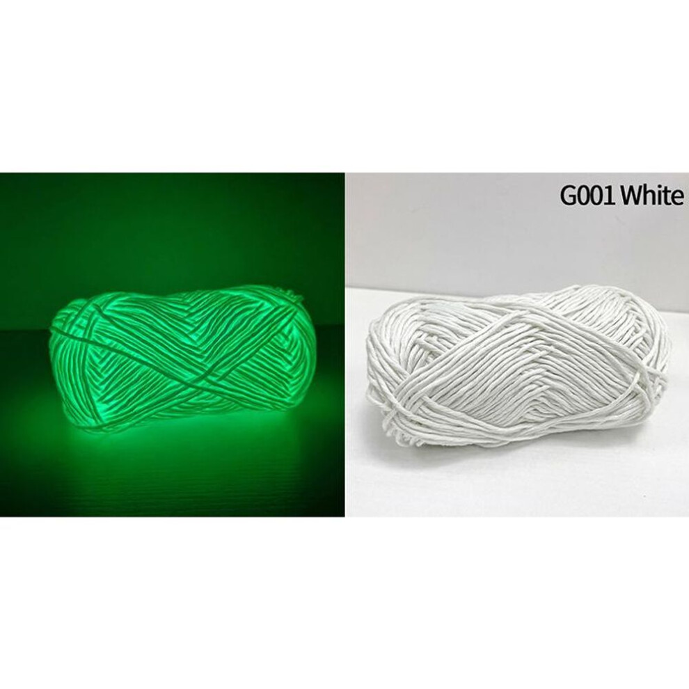 (G001) Creative Hat Wool Gloves Yarn Craft Yarn For Bag Sweater Rug Diy Glowing Yarn Luminous Thread