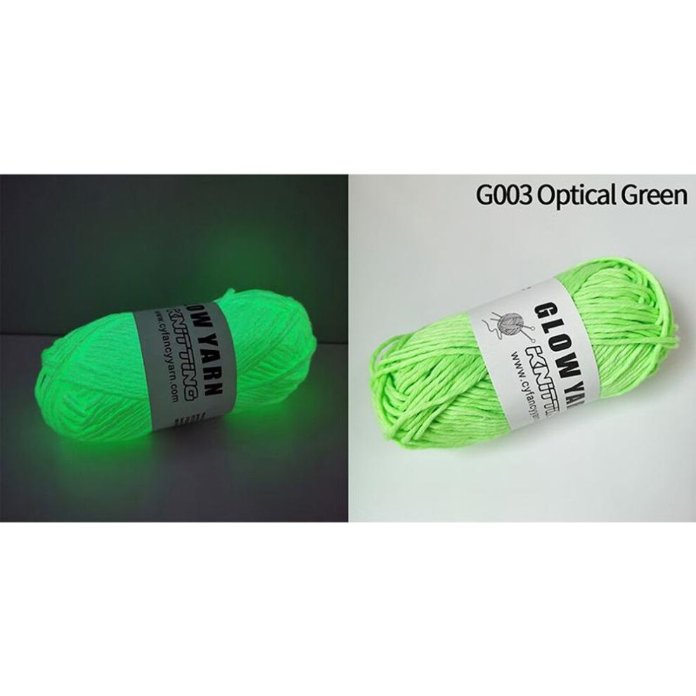 (G003) Creative Hat Wool Gloves Yarn Craft Yarn For Bag Sweater Rug Diy Glowing Yarn Luminous Thread