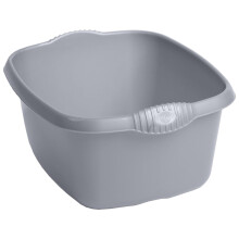 1 x Silver Rectangular Washing Up Bowl Ideal For Washing Dishes