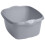 1 x Silver Rectangular Washing Up Bowl Ideal For Washing Dishes 1