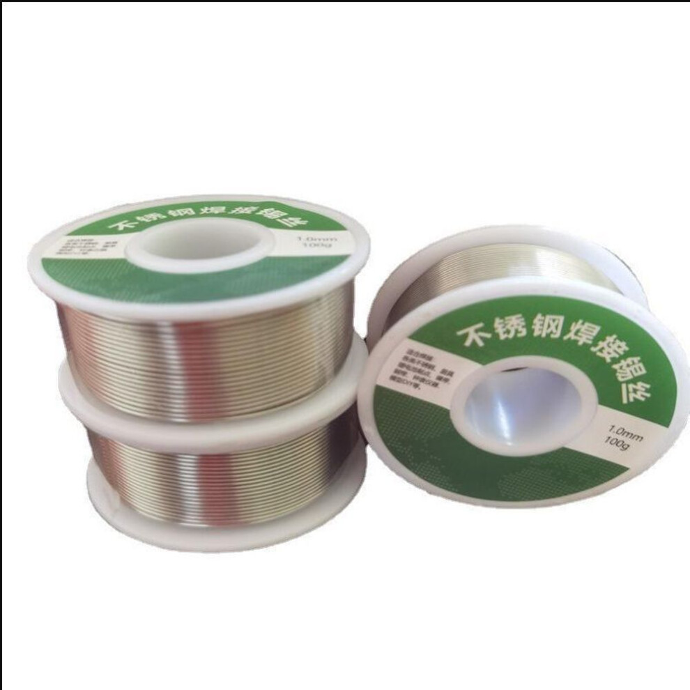 (as the picture, Diameter 1.0mm 50g) "high-purity Solder Wire For Low-temp Strong Soldering With Stainless Steel Soldering Tool"