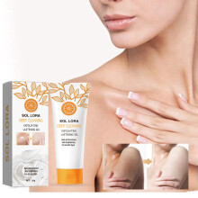Orange Exfoliating White Gel Facial Moisturizing Suitable For Body Exfoliating Gel