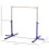 Homcom HOMCOM Adjustable Kids Gymnastics Bar Horizontal Training Steel Frame Purple 8