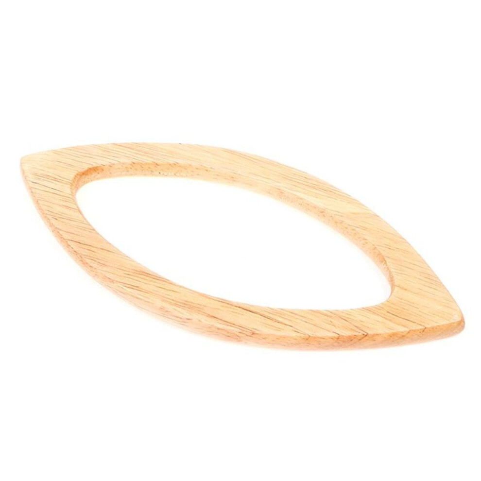 (nude) Solid Wood Bag Handle Replacement Diy Handbag Tote Handles Bags Classic Straps