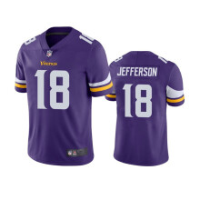 (Youth-L,Purple)T-Shirt Minnesota Vikings Justin Jefferson Jersey - Men's/Women's/Youth