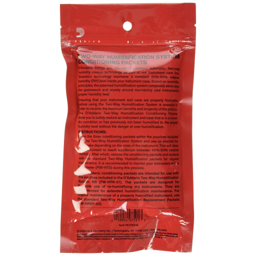 D'Addario Guitar Humidifier Packs - Two-Way Humidification System Cond 1