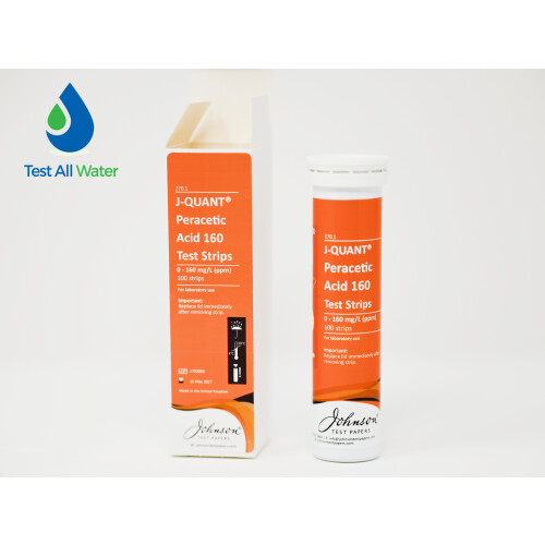Peracetic Acid 0 - 160 Test Strips 1