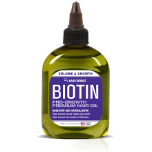 Aceite capilar premium con biotina pro-crecimiento Hair Chemist 7.1 oz.