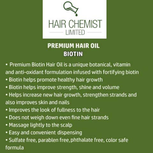 Hair Chemist Biotin Pro-Growth Premium Haaröl 7,1 oz. 2