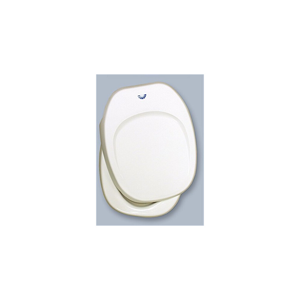 Thetford 36787 Aqua Magic IV Toilet Seat & Cover, Parchment