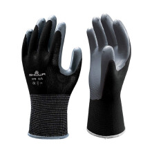 SHOWA 24 Pair Atlas 370 Black Work Gloves Size XL 370BXL-09 (2 Dozen)