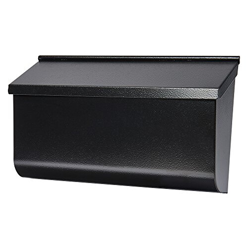 Gibraltar Mailboxes Woodlands Μεσαίας Χωρητικότητας Γαλβανισμένο Ατσάλι Μαύρο, Τοίχου