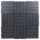 URBN Living (Anthracite, 9) 9Pc Interlocking Plastic Garden Path Floor Tiles Decking Patio Grid Lawn 33x33cm 6