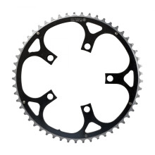 Origin8 Alloy Ramped kettingbladen, 110mm x 53t, Zwart/Zilver