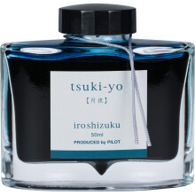 Pilot Iroshizuku Tsuki-Yo Moonlight Teal tinta - 50 ml-es üveges töltőtoll tinta (69205)