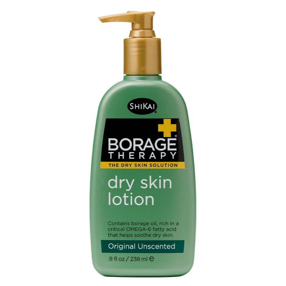 ShiKai Borage Therapy Dry Skin Lotion Original Unscented |Non-Greasy & Fast-Absorbing | Intensive Moisturizing for Dry,  - 238ml