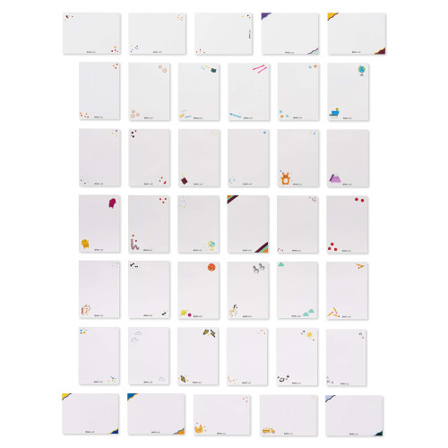 American Greetings Μίνι Κάρτες για Παιδιά, Σκέφτομαι Εσένα (40-Τεμάχια) 2