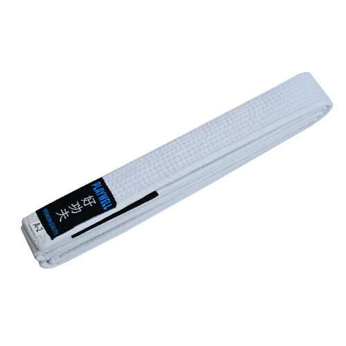 (A2 ) Playwell BJJ Pro Deluxe Ju Jitsu Belt - White