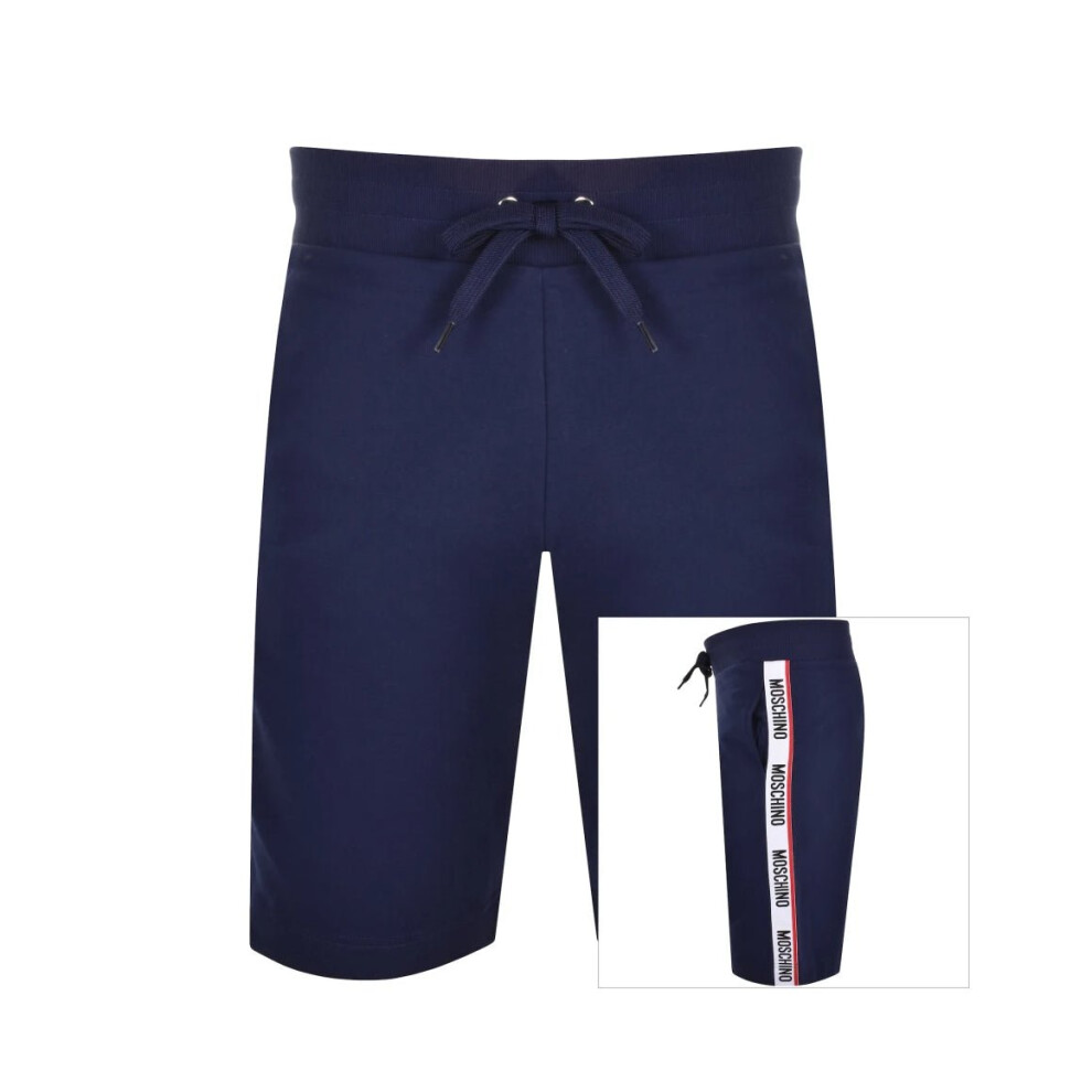 (290 Navy, M) Moschino Tape Pop Track Shorts