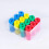 12pcs Plastic Manual Double Hole Pencil Sharpener with Lid Pencil Tool (random Color) Zekai 3