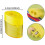 12pcs Plastic Manual Double Hole Pencil Sharpener with Lid Pencil Tool (random Color) Zekai 2