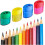 12pcs Plastic Manual Double Hole Pencil Sharpener with Lid Pencil Tool (random Color) Zekai 4