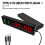Large Gym Timer Clock Gym Stopwatch Count Down/up, Workout Timer Interval Clock 5