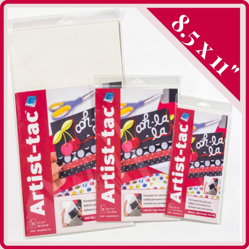 Grafix Paper Artist-Tac-8,5"" x 11"" 25/Pkg 1