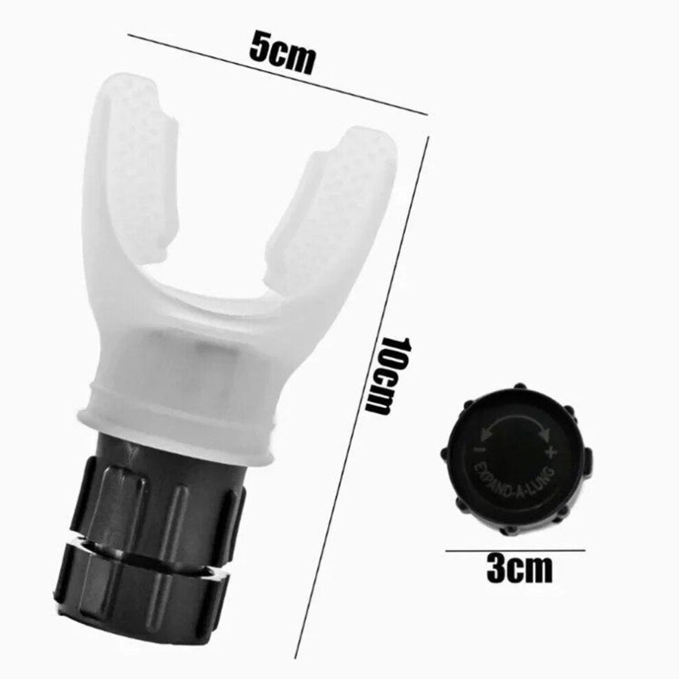 (white) 1PC Sports Breathing Trainer Exercise Lung Face Mouthpiece Respirator Fitness Equipment for Household Healthy Care Accessories