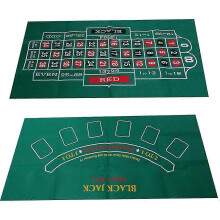 Game Tablecloth Double-sided Cards Game Table Felt Non-woven Cloth Waterproof Table Mat Black Jack Roulette Tablecloth Shry Zekai