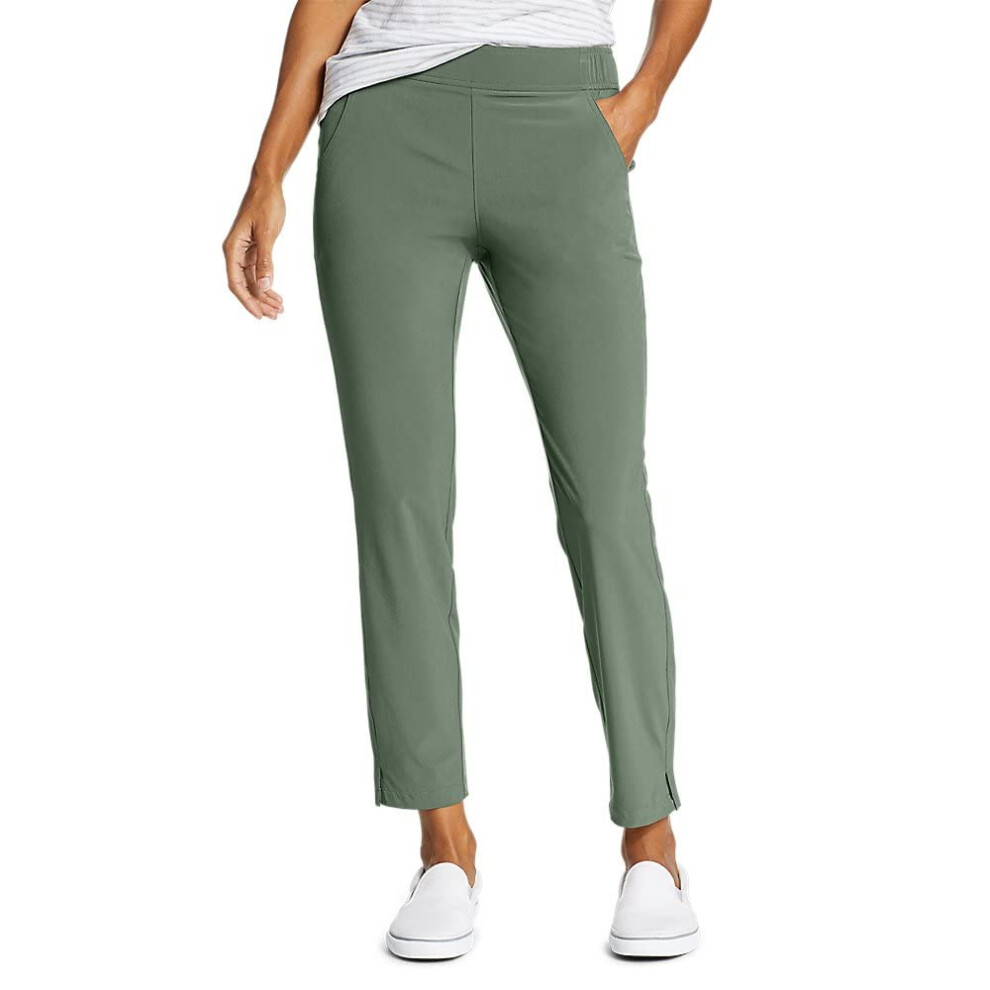 Pantalon De D?Part ? La Cheville Pour Femme Eddie Bauer, Vert Min?Ral, Taille L-image
