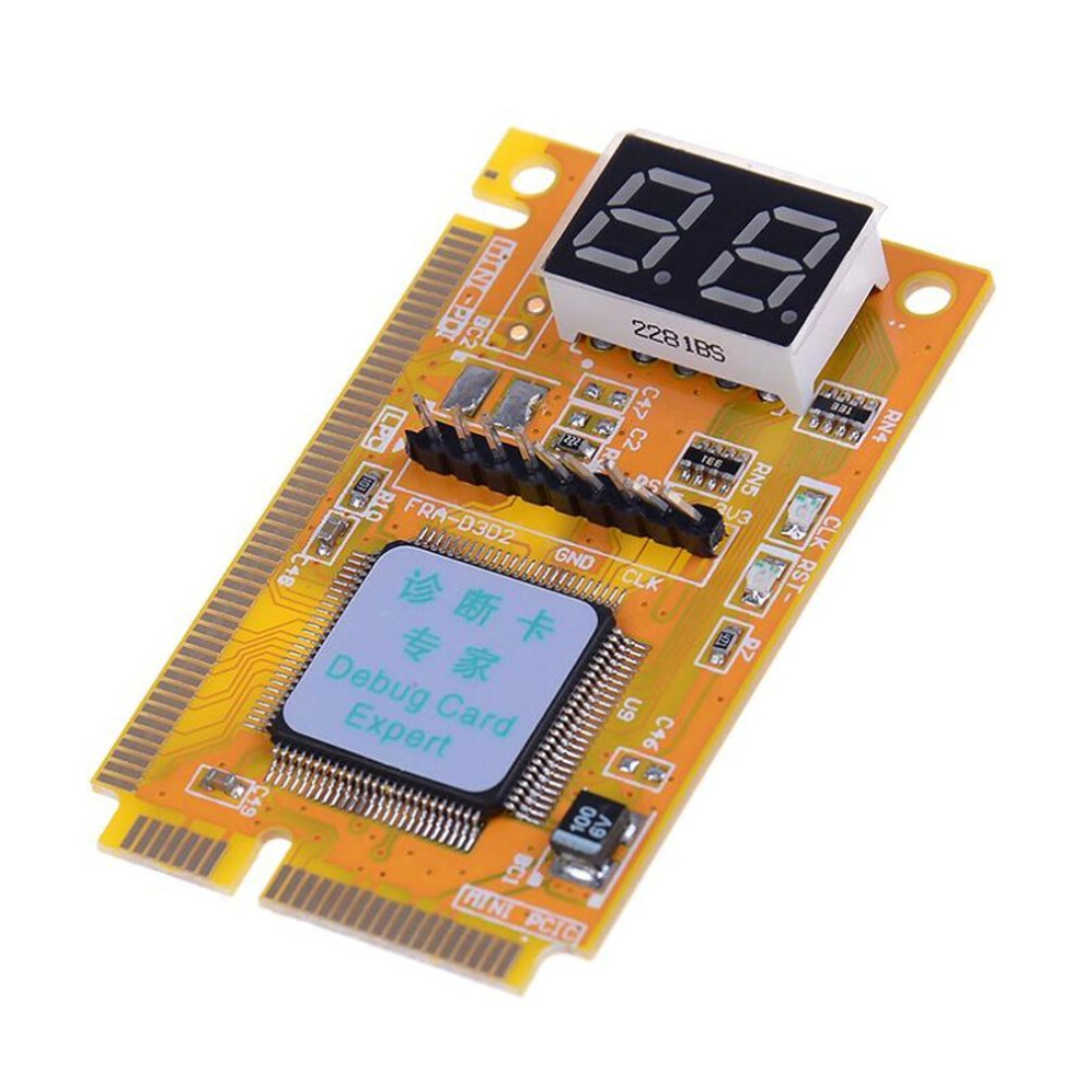 3In1 Mini Pci Pci-E Lpc Pc Laptop Analyzer Tester Diagnostic Post Test Card