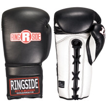 Ringside Imf Tech Sparring-Boxhandschuhe zum Schn?ren (Schwarz, 14 Unzen)