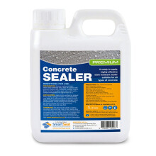 (1 Litre) Smartseal Premium Concrete Sealer - Easy to Apply Concrete Sealer - High Protection Concrete Sealant, Oil and Water Repellent, Food Safe.