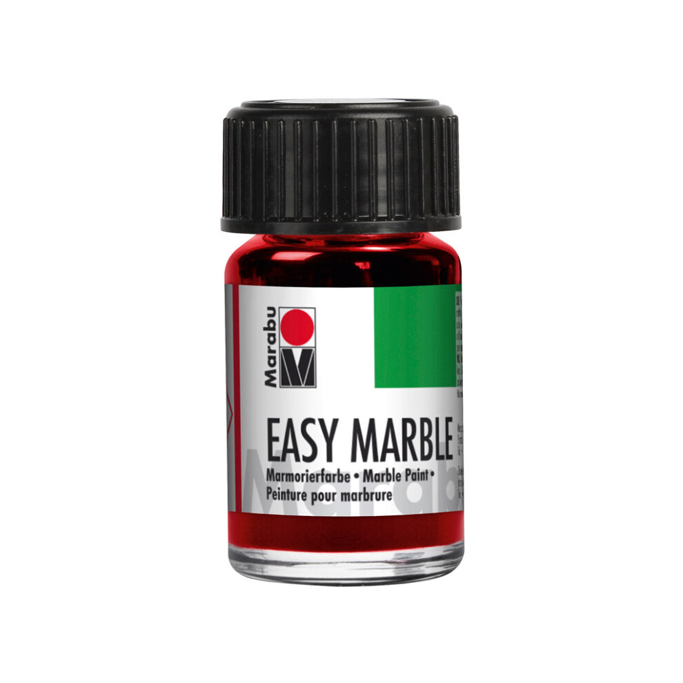 Marabu Easy Marble Paint 15ml Ruby Red