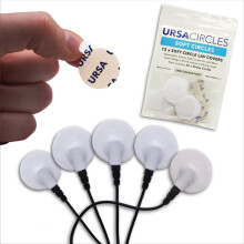 URSA Soft Circles: Wiederverwendbare weiche Hllen, die Lavalier-Mikrofone vor Wind schtzen und tarnen. (15x weiche Kreise + 30x Stickies wei)