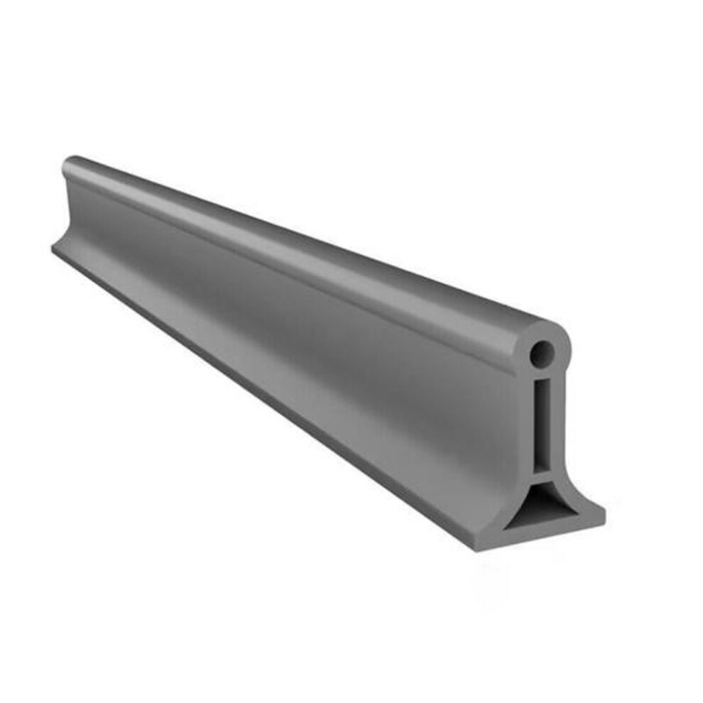 (grey) Strip Self-adhesive Bendable Cut Freely Shower Threshold Water Dam Water Stopper Sealing Strip