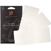 Walker Tape - No Shine - Double Sided Hair Extension Tape, 4 cm x 0.8 cm, 120 Tabs