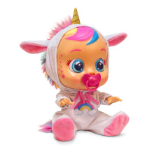 Cry Babies Dreamy the Unicorn 12? Baby Doll | Shimmery Removable Rainbow Pajamas For Girls and Kids 18 Months and Up , Pink