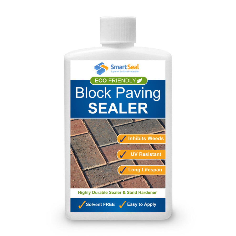 (100ML Sample) Smartseal Eco-Friendly Block Paving Sealer - Solvent-Free - Durable Sand Hardener & Weed Inhibitor for A Natural Look - Best Block Paving Sealant