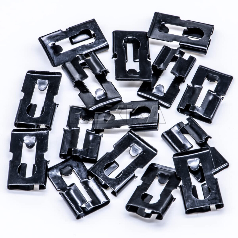 Rexka 15Pcs Door Lock Tailgate Handle Rod Clips For Gm Gmc Buick Chevrolet Oldsmobile 3998009, 9711304 1956-On 643375929998