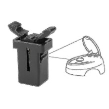 2x pour Brabantia Clip de remplacement pour couvercle de poubelle Touch Lid Clip Latch Spare Repair Lock Clip Replacement Lock Catch Waste Bin Zekai